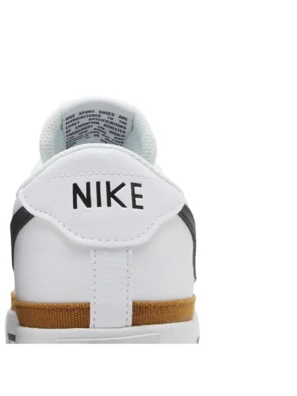 Nike Court Legacy Next Nature White Desert Ochre Mens Shoes Size 11.5 DH3162-100 - Picture 8 of 13
